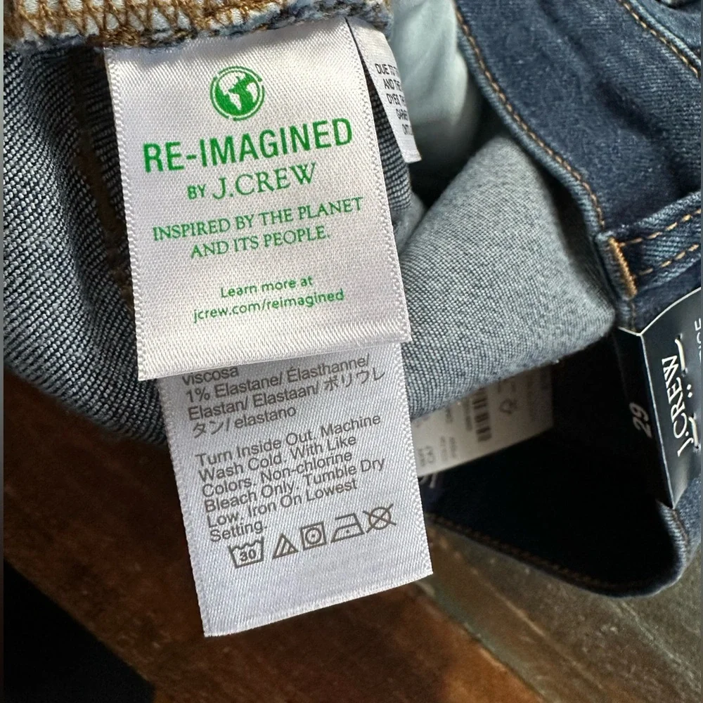 NWT J Crew Women’s 29 Blue 9 Inch High Rise Skinny Jeans | SKU 0528